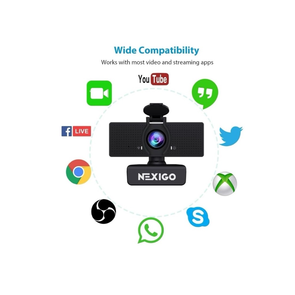 NIB Nexigo N60 1080p Webcam